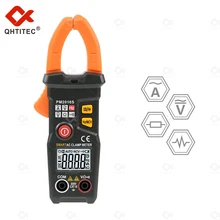 Qhtec – multimètre numérique PM2016S, affichage LCD clair et rétro éclairage, plage automatique de tension AC/DC, Portable, test précis avec fils