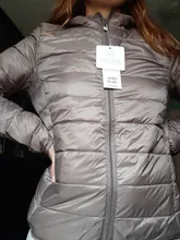 2020 nueva 90% chaqueta de plumón de pato mujer Otoño Invierno mujer ultraligero abajo de la chaqueta