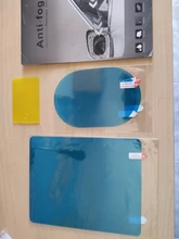 parasol coche parabrisas delantero 4 Uds suave niebla coche de la película trasera película protectora para espejo ventana claro impermeable protector para espejo retrovisor Anti-glare película transparente