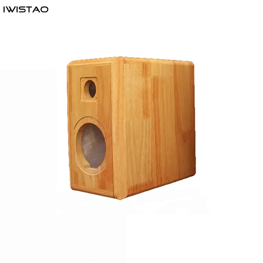 IWISTAO HIFI 2 Way 5 Inch Bookshelf Solid Wood