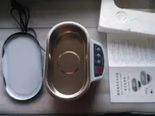 Limpiador de joyas ultrasónico de doble potencia, baño para relojes, Lentes de Contacto, gafas, dentadura, limpiador de pinceles de maquillaje eléctrico