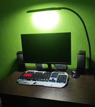 Table-Lamp Led-Light Touch-Dimming Reading Flexible Gooseneck Long-Arm Bedroom 3-Color-Modes