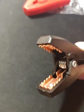 Alligator-Clip Electrical-Clips-Clamps Car-Battery Crocodile 100A Durable Insulated Red