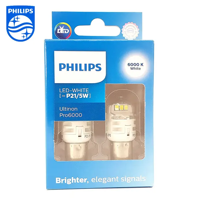 Светодиодные автомобильные лампы Philips P21/5W BAY15d