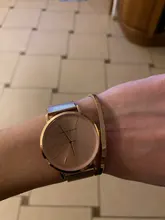 La Rosa Oro 1 Set pulsera reloj del cuarzo de Japón creativo diseño impermeable de malla de acero inoxidable relojes reloj femenino