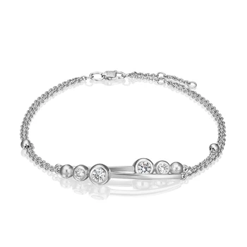 

925 silver bracelet, hand bracelet, silver bracelet, silver, platinum brand, art. 05-0617-401-0200-69