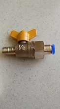 Conector de tubería de aire de 10mm, 12mm, 8mm, 6mm, manguera de 1/8 , 3/8, 1/2 , BSP, 1/4, rosca hembra de latón, conector neumático, empalme rápido