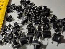 50 Uds 6X6X5/4,3/5,5/6/7/8/9/10/13MM tacto interruptor de botón de empuje interruptor 12V cobre 4PIN DIP Micro interruptor para TV/juguetes/home/botón de uso