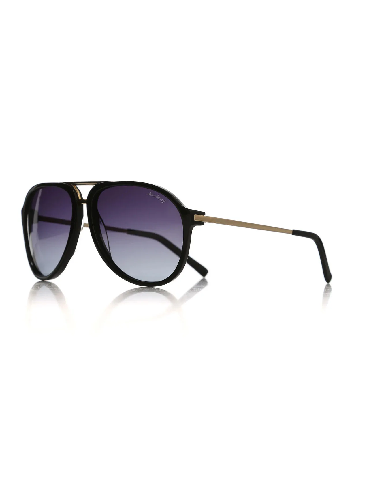 

Men's sunglasses mu 1448 02 bone black unspecified 60 -- mustang