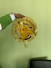 16 unids/set Pokemon Pikachu globo decoración de la fiesta de cumpleaños conjunto de dibujos animados de bolsillo Animal Elf película de aluminio globo regalos de cumpleaños