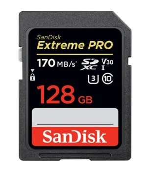 

SANDISK EXTREME card PRO SDXC 128 GB 170 MB/S