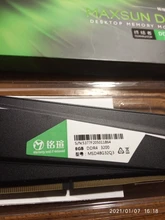 MAXSUN RGB Lighting RAM ddr4 8GB 3200MHz Interface 288Pin Memory Voltage 1.2V Lifetime