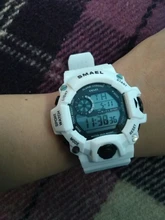 Relojes hombres reloj Digital blanco SMAEL deporte reloj de 50M resistente al agua de fecha reloj masculino Digital relojes militares de hombres deporte