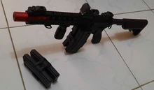 Caza AK/M4/PMAG/M16, montaje de Clip, soporte táctico, barril, linterna, barril, abrazadera