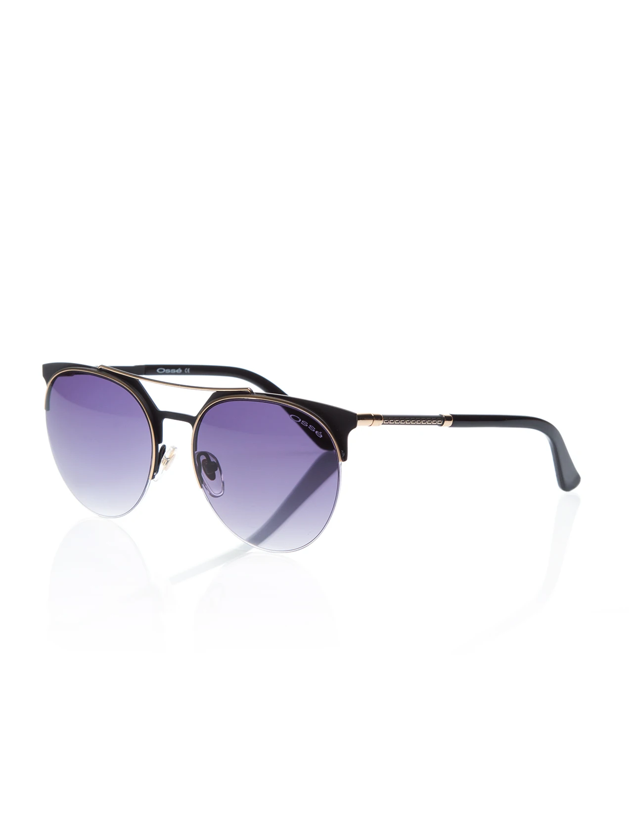 

Unisex sunglasses os 2576 01 metal black organic oval aval 58-18-136 osse