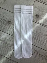 Calcetines blancos hasta la rodilla de algodón para niñas, calcetines largos de dibujos animados, estrella, corazón, de Rayas Diseño, Princesa, 2 a 12 T