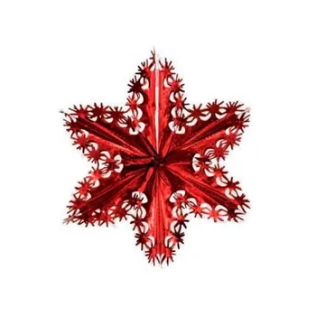 

Red snowflake (40 cm)