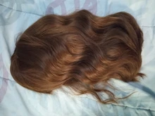 AISI QUEENS corto marrón peluca pelucas sintéticas con flequillo para las mujeres púrpura de la onda de agua Natural Bob pelucas resistente al calor falso pelo