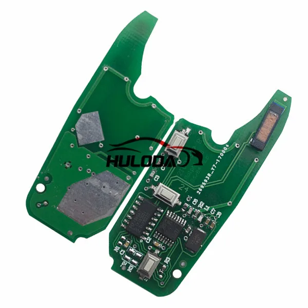 Для Fiat Delphi BSI 2 кнопки дистанционного ключа с чипом PCF7946AT и транспондером 433,92 МГц: ID46-PCF7946 Philips Crypto 2/Hitag2