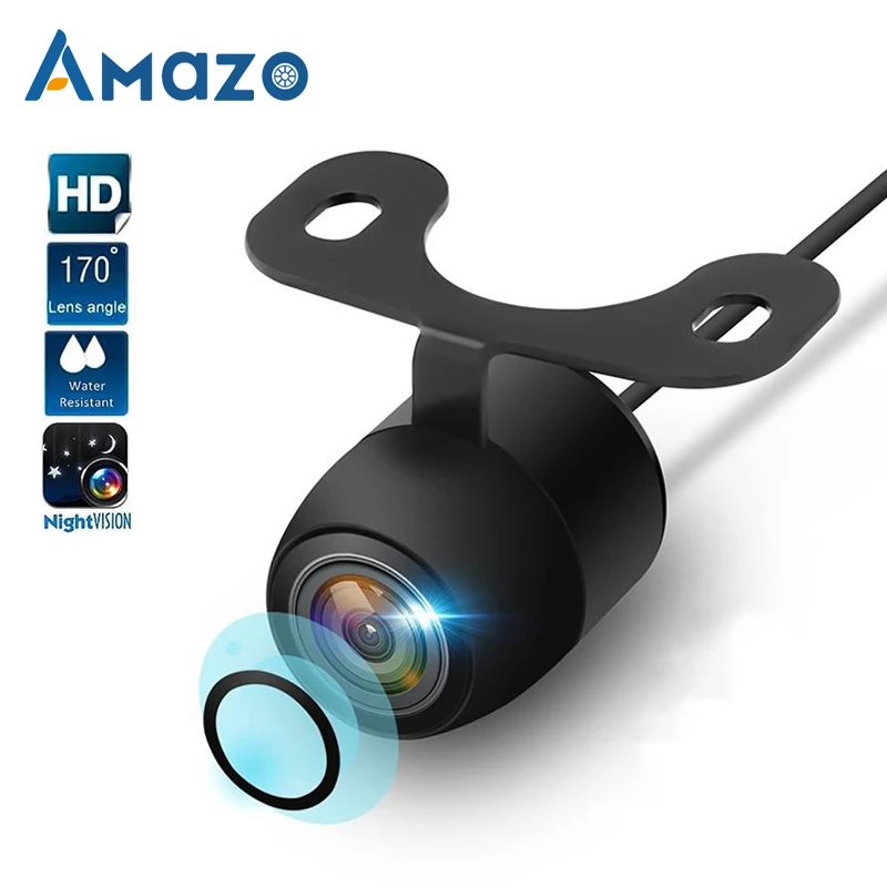 

Night Vision Car Camera IP68 Waterproof Auto Reversing Parking Vehicle Reverse Camera 170 Degree Color CCD Rear View Cameras