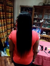 8-40 pulgadas, pelo brasileño de la armadura del mechones largo recto 100% del pelo brasileño del pelo humano Weave1 3 4 mechones de cabello Remy