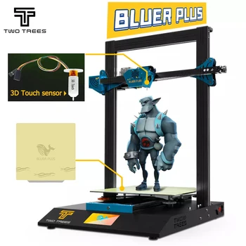 

Twotrees 3D Printer Bluer Plus I3 Upgrade magnetic PEI BMG Large Size TMC2209 3D Touch Double Y-axis Touch Screen 3D Printer kit