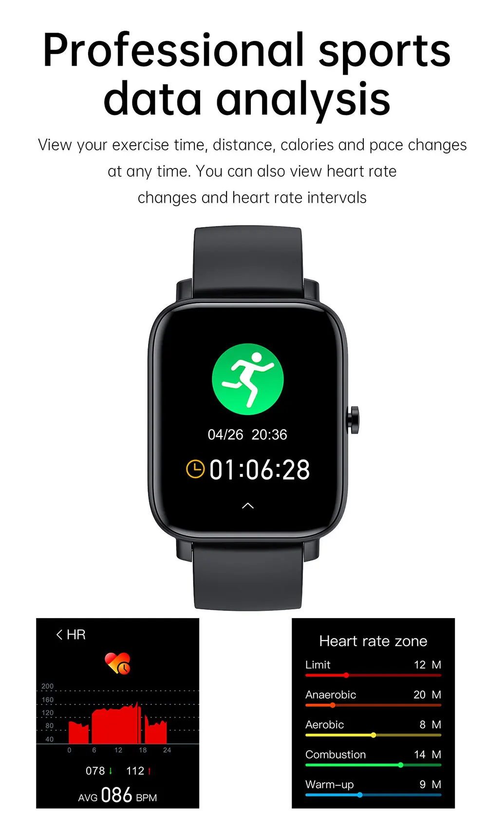CHYCET Smart Watch Men 2022 Smartwatch Women Heart Rate Sleep Monitor Watches Sports Fitness Tracker Colok For Android IOS PK P8