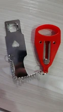 Cerradura de puerta de hotel portátil, tope de portón de autodefensa para viaje, alojamiento
