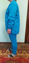 Outfits Women Tracksuit Sweatpants-Set Tops Two-Piece-Set Blue Cotton And Solid MEIYANGYOUNG
