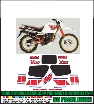 

XT 600 Z TENERE 1983 34L STICKERS ADESIVI DECAL SET KIT COMPATIBILI