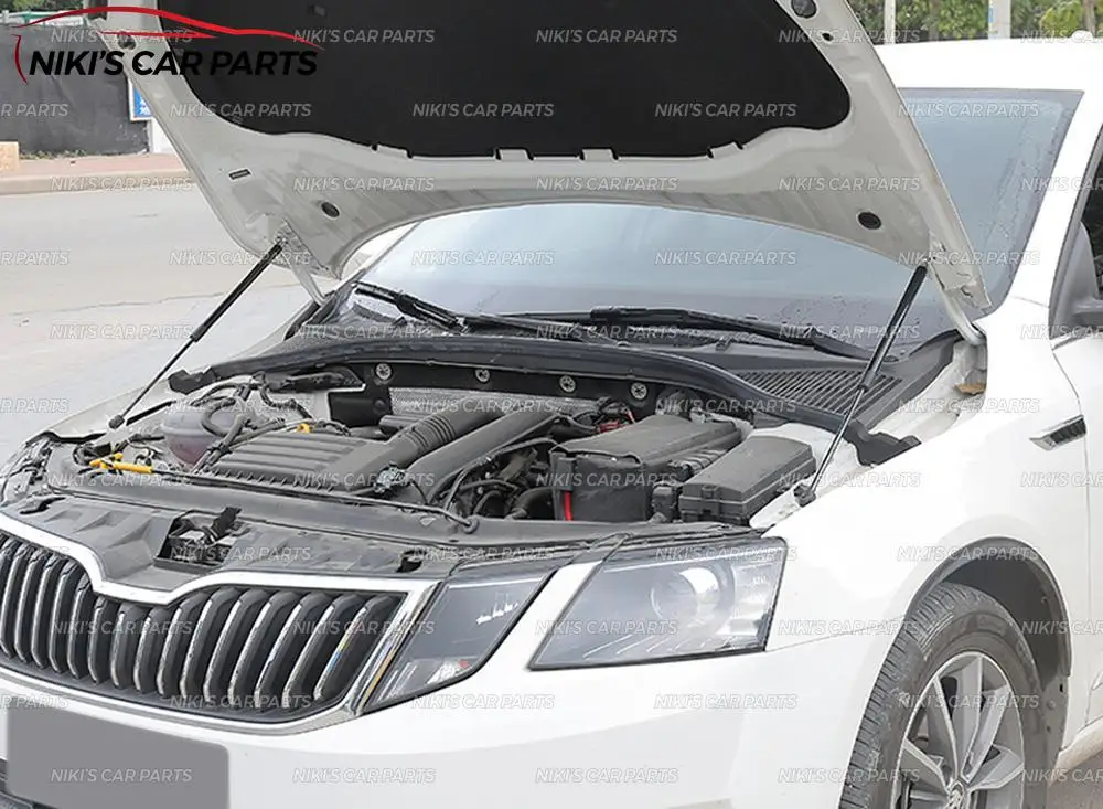 Стойки амортизатора капота для Skoda Octavia- нержавеющая сталь 1 комплект/2 шт. литье украшение автомобиля Стайлинг внешний