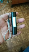 LED Flashlight Torch-Lamp Battery Linterna Powerful Work Usb Rechargeable Fishing Mini
