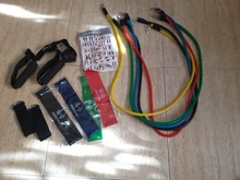 Juego de bandas de resistencia para Fitness, equipo de gimnasio de resistencia, expansor de entrenamiento elástico, 15 Uds.