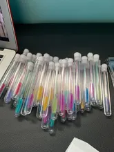 Eyebrow-Brush-Tube Crystal Sparkling-Bling Diamond Disposable Dust-Proof Replaceable