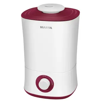 

Humidifier Marta mt-2687 (ultrasound, 4 L, 240 ml/hour, 24 M2, 10 hours)