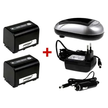 

2 batteries + 1 charger for Sony model NP-FV70 battery in one lot