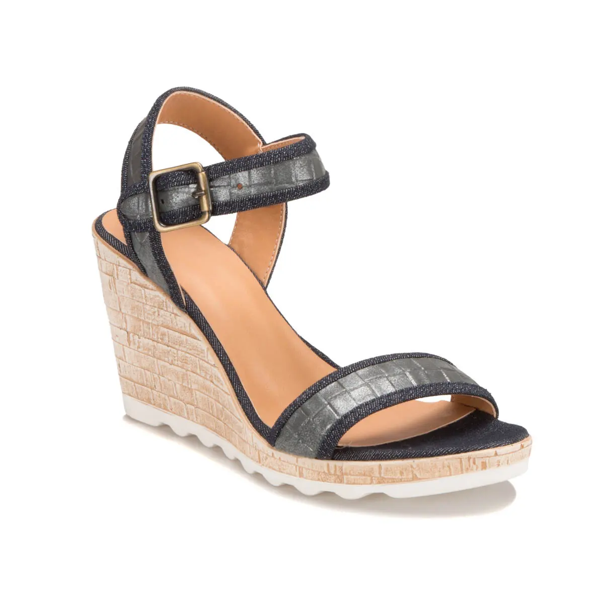 

FLO DS17075 Gray Women Dress Shoes Miss F