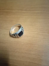 Anillo de navidad plateado para hombre, anillos de esmalte cuadrado y negro, joyería fina, alta calidad, 8-11