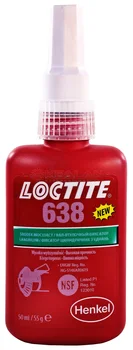 

Loctit 638 shaft-sleeve retainer, high strength, 50 ml.