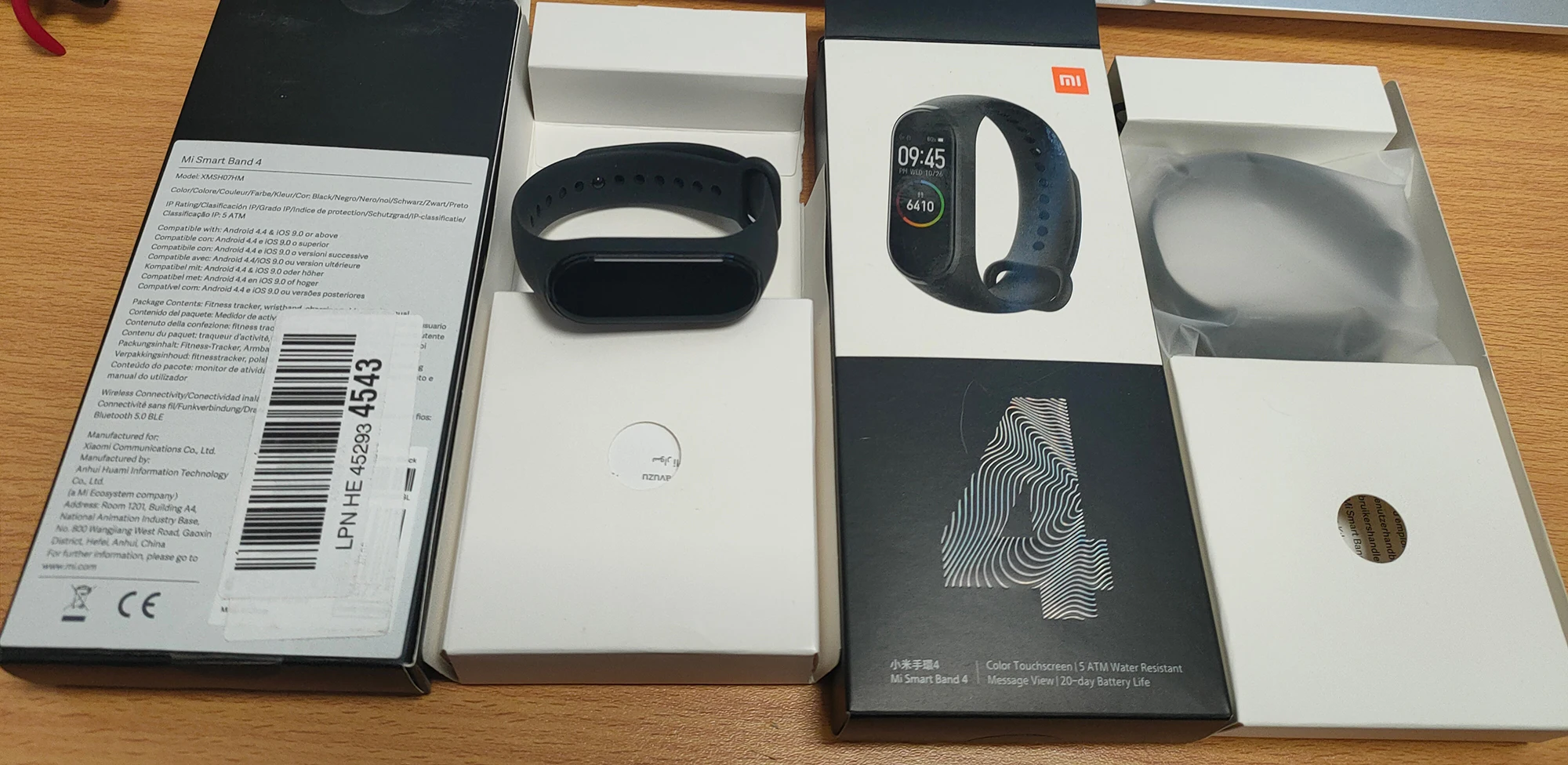 В наличии Xiaomi Mi Band 4 Smart 3 цвета AMOLED экран браслет пульсометр фитнес трекер Bluetooth5.0