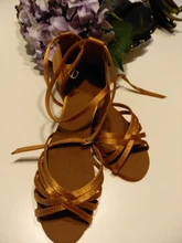 Zapatos de salón tango salsa Latino para niñas, zapatos de tacón bajo, 20 colores