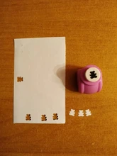 Mini álbum de recortes, cortador para cortar a mano, tarjeta artesanal, estampado de calicó, bricolaje, flor, manualidades de papel, perforadora