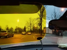 Parasol para coche, visera de día y noche, antideslumbrante, Clip de gafas, protección de vehículo para conducción, Visor de visión transparente