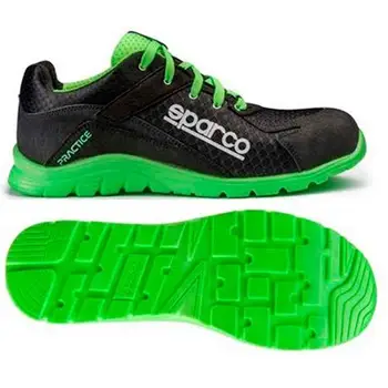 

Pair Sparco Practice Tg sneakers. 38 Black/Green
