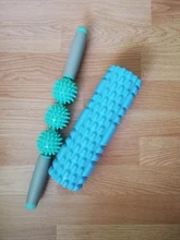 Yoga columna gimnasio rodillo de espuma para ejercicio Pilates ejercicio de Yoga a rodillo de masaje muscular suave bloque de Yoga músculo de envío de la gota