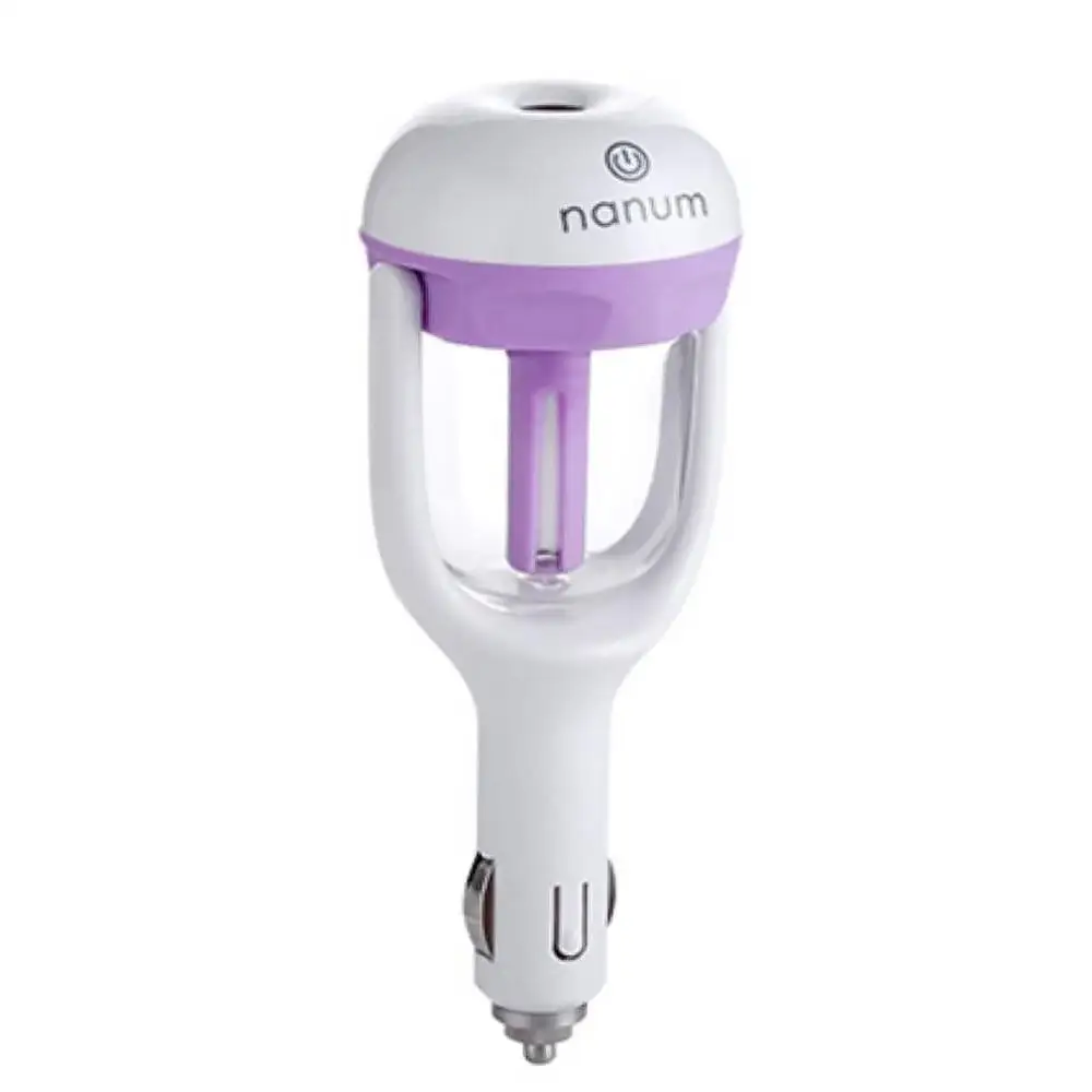 Car Air Purifier Humidifier Mini Portable Car Aromatherapy Humidifier Mist Maker Car Humidifier USB Charging