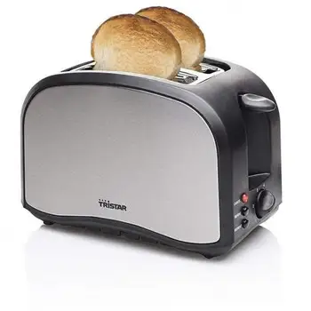 

BREAD TOASTER TRISTAR BR-1022 - 800W - 2 SLOTS-FUNCTIONS DEFROSTING/HEATING-STAINLESS STEEL