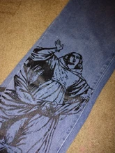 SHENGPALAE-pantalones vaqueros de pierna ancha para mujer, Jeans holgados informales con estampado de Hip-hop para verano, 2021