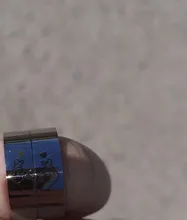 Anillo de acero inoxidable con letras, de Color plateado diseño romántico, corazón, boda, pareja, regalo de San Valentín, 2020