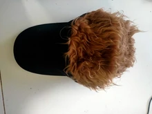 Baseball-Cap Wig Sun-Visor Adjustable Women with Casual Spiked-Hairs Sunshade Concise